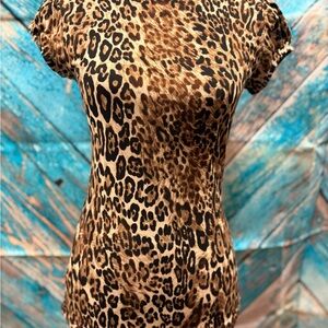 Leopard Print Women's Top
